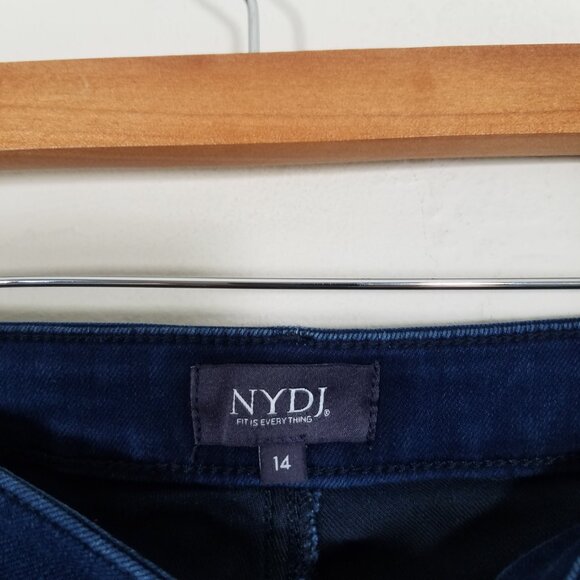 NYDJ Future Fit LiftxTuck Technology Stretch Jeans Blue Size 14 - Picture 3 of 7